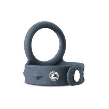 Подвійне ерекційне кільце Boners Cock & Ball Strap L, регулювання діаметра, 3,5&ndash;6 см