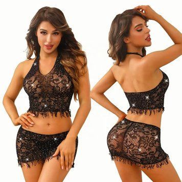Бодістокінг JSY &laquo;Чудова Жаклін&raquo; One Size, топ, спідниця