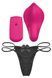 Вібратор у трусики Liebe Panty Vibe Recargable Cerise, нагрів до 39 &deg;C, пульт, трусики S-M в комплекті