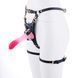 Страпон LOCKINK SEVANDA Queen Sheba Strapon Pink Dildo, регульовані кріплення, силіконовий дилдо