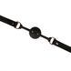 Повітропроникний кляп Liebe Seele Boudoir Amor Ball Gag Black, силіконова кулька, діаметр 4,3 см