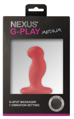Вибромассажер простаты Nexus G-Play Plus M Red, макс диаметр 3 см, перезаряжаемый