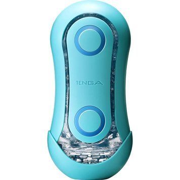 Мастурбатор Tenga Flip Orb &mdash; Ocean Blue, з можливістю зміни тиску та стимулювальними кульками всередині