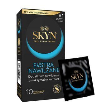 Безлатексні преміум-презервативи SKYN Ekstra Nawilżanel 10 шт, ультратонкі, на 40&thinsp;% більше змазки