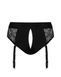 Мереживні трусики для страпона з підв&rsquo;язками для панчіх Strap-On-Me DIVA HARNESS - XS
