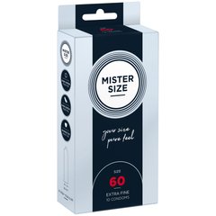 Презервативы Mister Size - pure feel - 60 (10 condoms), толщина 0,05 мм