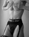 Трусики для страпона з підв&rsquo;язками для панчіх Strap-On-Me REBEL HARNESS - XS