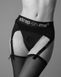 Трусики для страпона з підв&rsquo;язками для панчіх Strap-On-Me REBEL HARNESS - XS