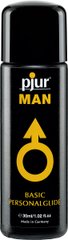 Лубрикант на силиконовой основе pjur MAN Basic personal glide 30 мл с деликатным уходом за кожей