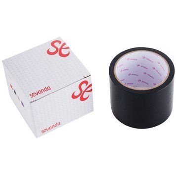 Скотч для бондажу LOCKINK SEVANDA Electrostatic Tape, чорна, 16 м