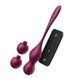 Смарт-вагінальні кульки з вібрацією Satisfyer Love Birds Vary Connect App, змінювана маса, пульт ДК