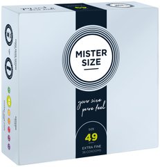 Презервативы Mister Size - pure feel - 49 (36 condoms), толщина 0,05 мм