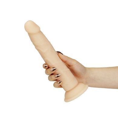Фалоімітатор Naked Addiction &mdash; 9&Prime; Silicone Dual Density Bendable Dildo Vanilla, віброкуля в подаруно