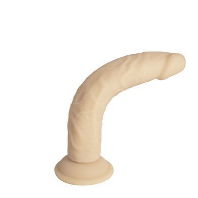 Фалоімітатор Naked Addiction &mdash; 9&Prime; Silicone Dual Density Bendable Dildo Vanilla, віброкуля в подаруно