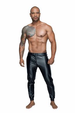 Чоловічі трегінси Noir Handmade H063 Powerwetlook treggings, L, мокрий ефект