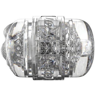Двосторонній мастурбатор Fleshlight Quickshot Stoya, компактний, наскрізний, зі зліпка вульви та ануса