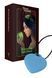 Мінівібратор &laquo;Сердечко&raquo; FairyGasm PleasureStone blue, 9 режимів, на шнурку