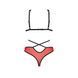 Комплект білизни Passion PEONIA SET XXL/XXXL red, бра, трусики