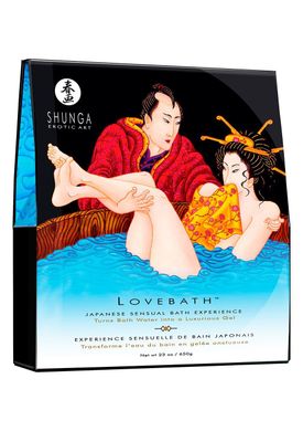 Гель для ванни Shunga LOVEBATH – Ocean temptations 650 г, робить воду ароматним желе зі SPA-ефектом