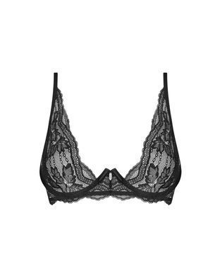 Бюстгальтер Obsessive Nutris bra, XS/S, мереживо, м&rsquo;які чашки, кісточки під грудьми