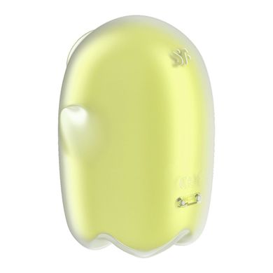 Вакуумный клиторальный стимулятор с вибрацией Satisfyer Glowing Ghost Yellow