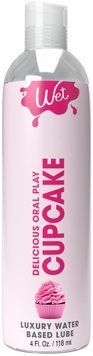 Розпродаж!!! Лубрикант на водній основі Wet Oral Play Cupcake 118 мл (термін 07.11.2025)