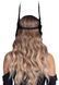 Пов&rsquo;язка на голову з крилами Leg Avenue Feather headband Black, пір&rsquo;я та натуральна шкіра