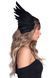 Пов&rsquo;язка на голову з крилами Leg Avenue Feather headband Black, пір&rsquo;я та натуральна шкіра