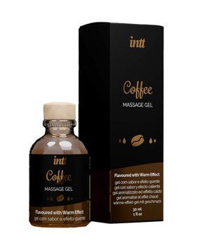 Массажный гель для интимных зон Intt Coffee (30 мл) разогревающий