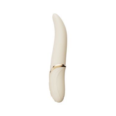 Вибратор Zalo &ndash; EVE Ivory White, вибрация + ротация, имитация язычка, подогрев до 39 &deg;C