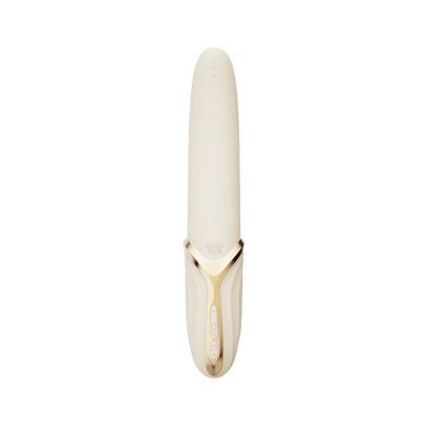 Вибратор Zalo &ndash; EVE Ivory White, вибрация + ротация, имитация язычка, подогрев до 39 &deg;C
