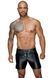 Чоловічі шорти з мокрим ефектом Noir Handmade H061 Powerwetlook shorts, S