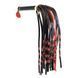 Флогер LOCKINK SEVANDA Red & Black Braided Tail Flogger, червоно-чорний, хвости з вузликами