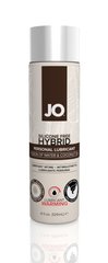 Разогревающая крем-смазка с кокосовым маслом System JO Silicone Free Hybrid WARMING (120 мл) белая