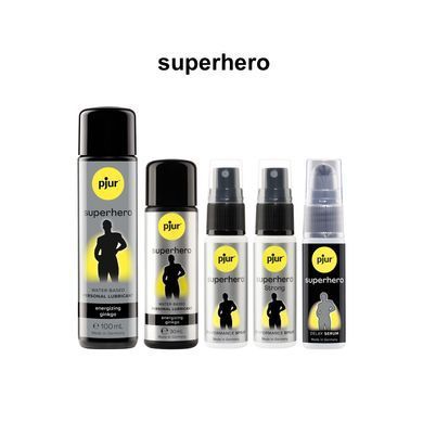 Спрей-пролонгатор pjur Superhero Strong Spray 20 ml, з екстрактом імбиру, без анестетиків