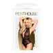 Боді з глибоким декольте та високими трусиками Penthouse - Toxic Powder Black M/L