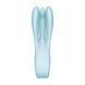 Кліторальний вібратор Satisfyer Threesome 1 Light Blue з трьома гнучкими пальчиками