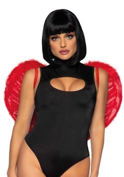 Крила дияволиці Leg Avenue devil wings Red, справжнє пір&rsquo;я