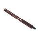 Шкіряний нашийник з повідцем Liebe Seele Wine Red Collar and Leash, 3 кільця для кріплення