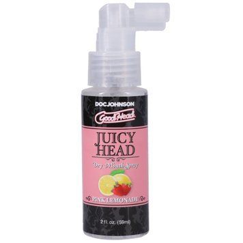 Зволожувальний спрей оральний Doc Johnson GoodHead &ndash; Juicy Head Dry Mouth Spray &ndash; Pink Lemonade 59мл