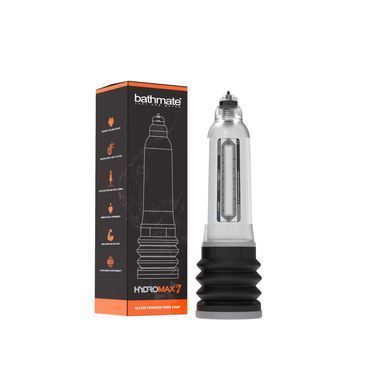Гідропомпа Bathmate Hydromax 7 Clear, для члена довжиною від 12,5 до 18 см, діаметр до 5 см