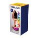 Металева анальна пробка Wooomy Tralalo Rose Gold Metal Plug Magenta L, діаметр 4 см, довжина 9 см