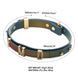 Нашийник LOCKINK Multi-color DIY Alphabet Collar, мультиколір, штучна шкіра, букви зі стразами