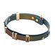Нашийник LOCKINK Multi-color DIY Alphabet Collar, мультиколір, штучна шкіра, букви зі стразами