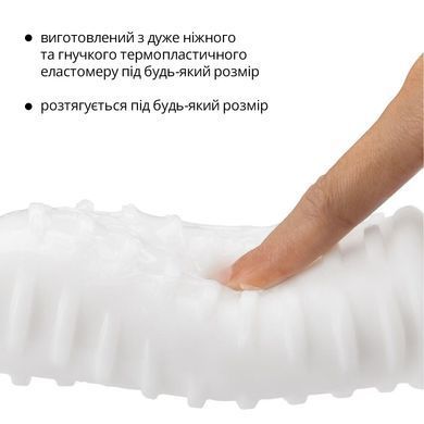 Мастурбатор Otouch DECOR 1-A, потовщений TPE, ефект всмоктування, спіральні виступи