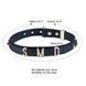 Нашийник LOCKINK Dark DIY Alphabet Collar, чорний, штучна шкіра, букви зі стразами