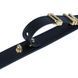 Нашийник LOCKINK Dark DIY Alphabet Collar, чорний, штучна шкіра, букви зі стразами