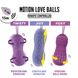 Вагінальні кульки з масажем і вібрацією FeelzToys Motion Love Balls Twisty з пультом ДК, 7 режимів