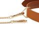 Нашийник з повідцем LOCKINK Tied Collar with Leash Set, коричневий, ланцюг зі шкіряною петлею та карабіном