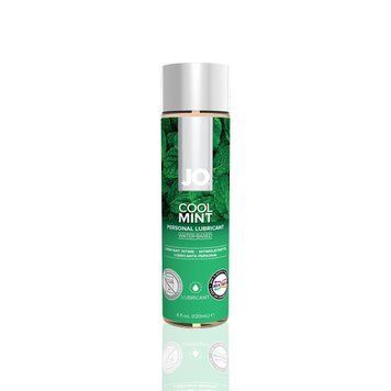 Змазка на водній основі JO H2O &mdash; Cool Mint (120 мл) без цукру, рослинний гліцерин